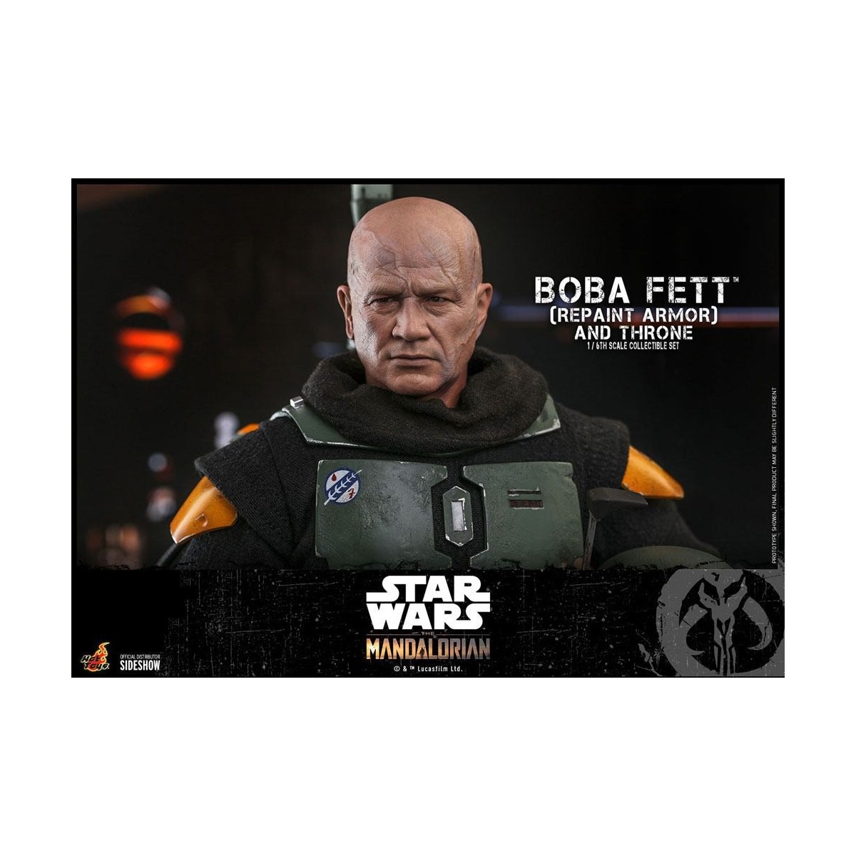 Hot Toys Star Wars The Mandalorian - Boba Fett (Repaint Rüstung) und Thron 1/6 Movie Masterpiece