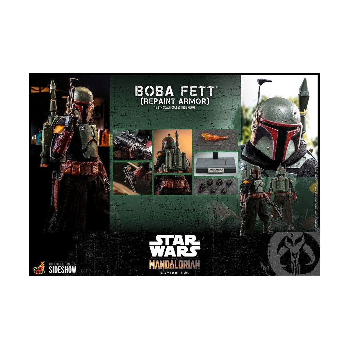 Hot Toys Star Wars The Mandalorian - Boba Fett (Repaint Rüstung) 1/6 Movie Masterpiece