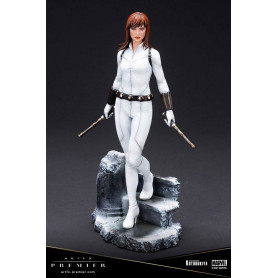 Kotobukiya Marvel Universe - Black Widow White Kostüm Limited Edition - ARTFX Premier 1/10