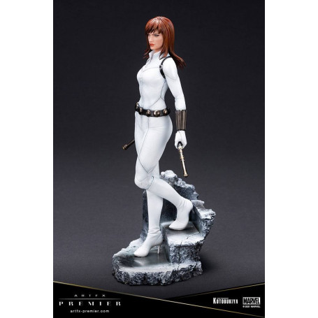 Kotobukiya Marvel Universe - Black Widow White Kostüm Limited Edition - ARTFX Premier 1/10