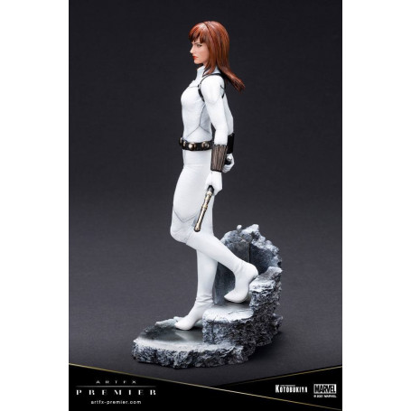 Kotobukiya Marvel Universe - Black Widow White Kostüm Limited Edition - ARTFX Premier 1/10