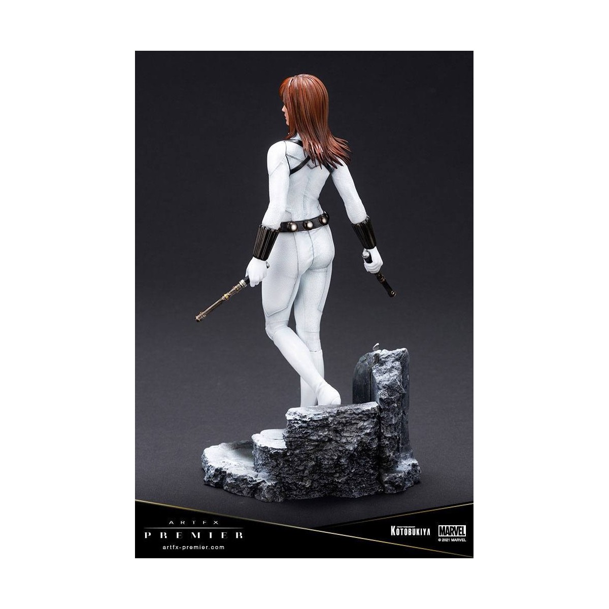 Kotobukiya Marvel Universe - Black Widow White Kostüm Limited Edition - ARTFX Premier 1/10