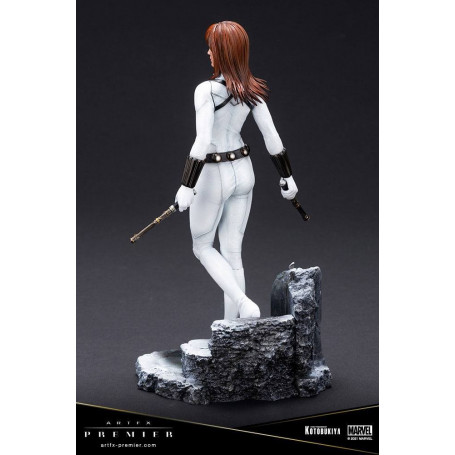 Kotobukiya Marvel Universe - Black Widow White Kostüm Limited Edition - ARTFX Premier 1/10