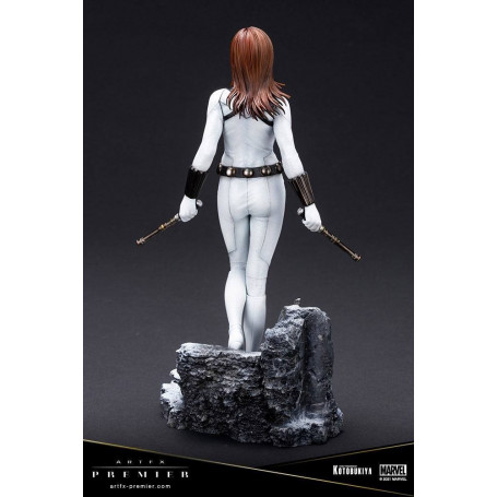 Kotobukiya Marvel Universe - Black Widow White Kostüm Limited Edition - ARTFX Premier 1/10