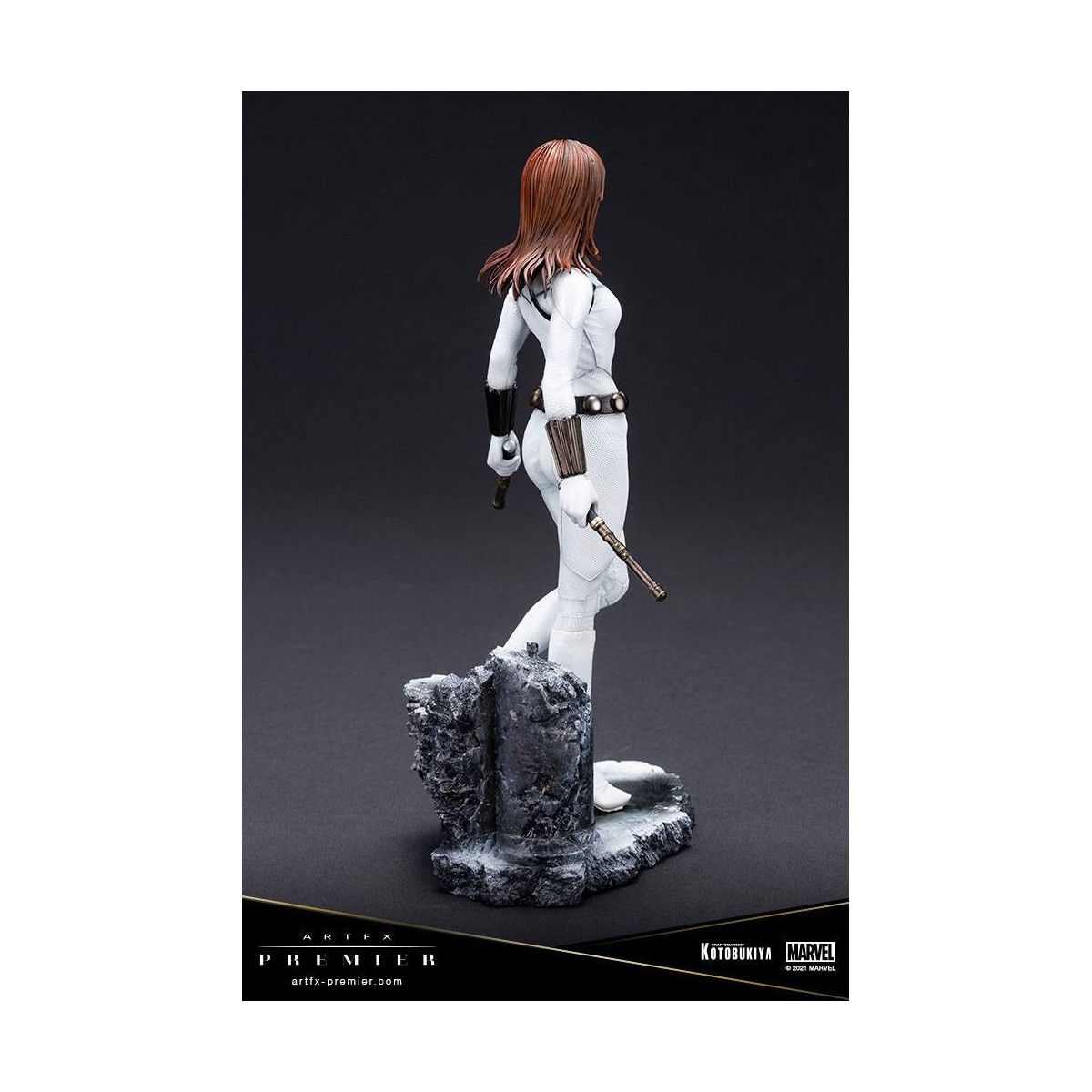 Kotobukiya Marvel Universe - Black Widow White Kostüm Limited Edition - ARTFX Premier 1/10