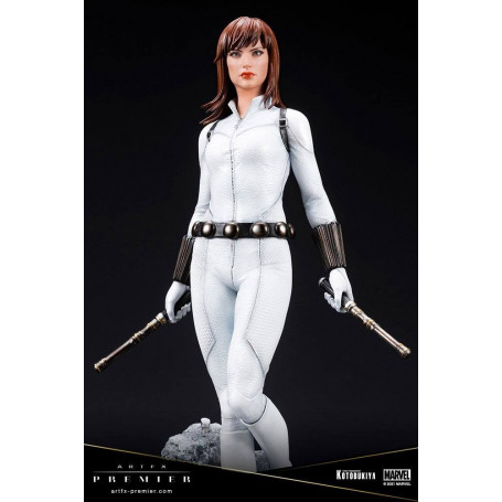 Kotobukiya Marvel Universe - Black Widow White Kostüm Limited Edition - ARTFX Premier 1/10