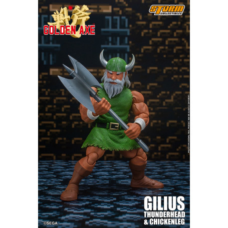 Storm Collectibles - Goldene Axt - Gilius Thunderhead & Chickenleg
