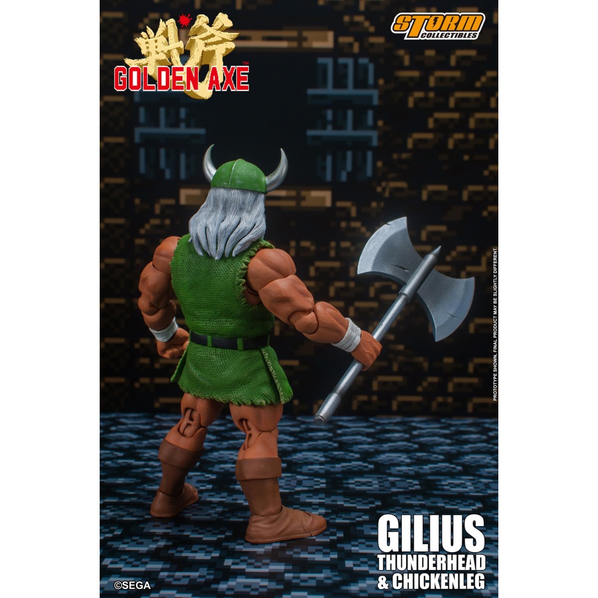 Storm Collectibles - Goldene Axt - Gilius Thunderhead & Chickenleg