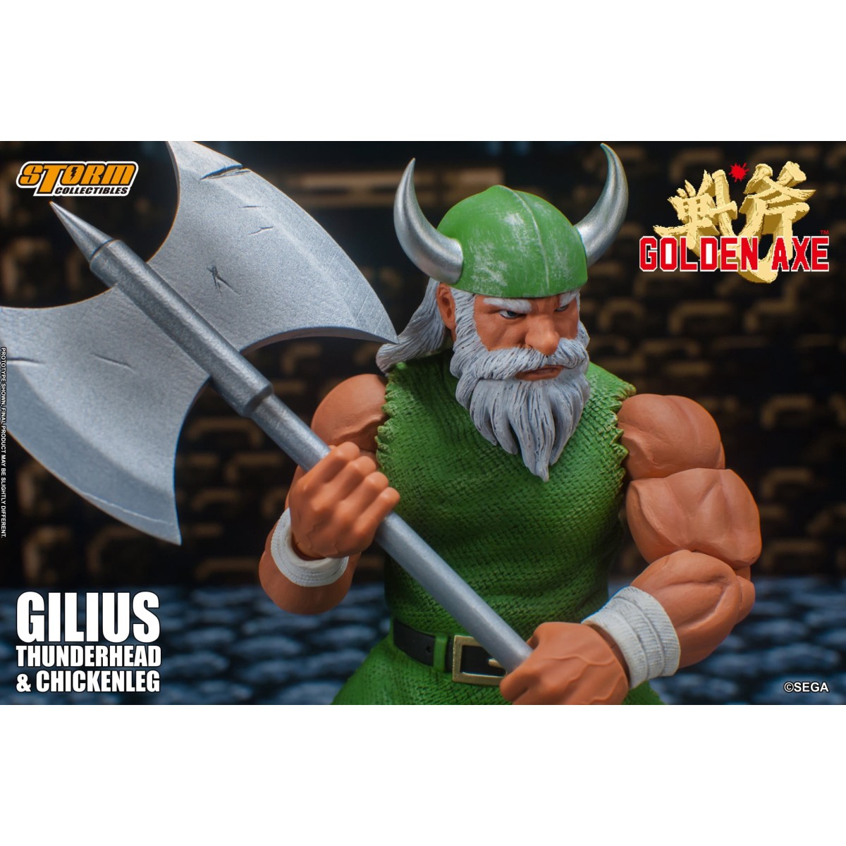 Storm Collectibles - Goldene Axt - Gilius Thunderhead & Chickenleg