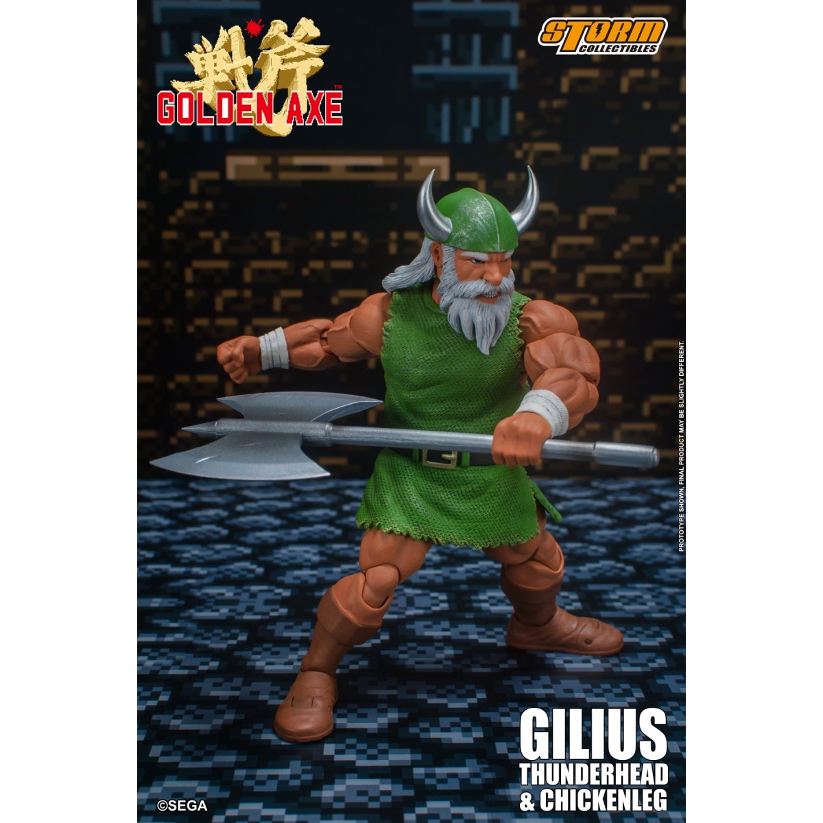 Storm Collectibles - Goldene Axt - Gilius Thunderhead & Chickenleg
