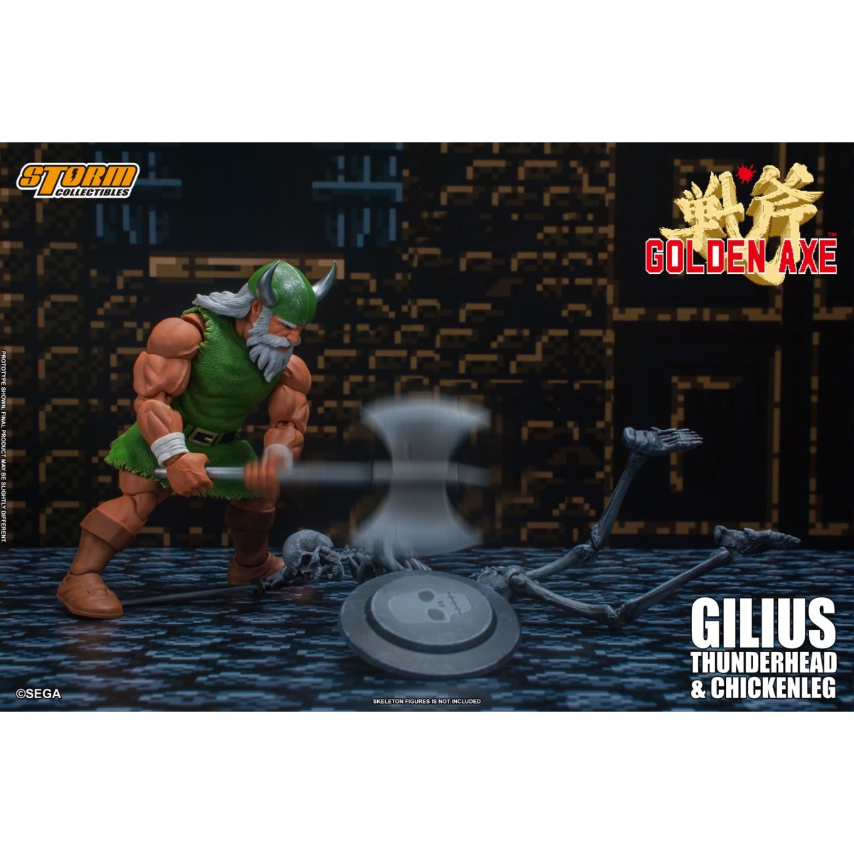 Storm Collectibles - Goldene Axt - Gilius Thunderhead & Chickenleg