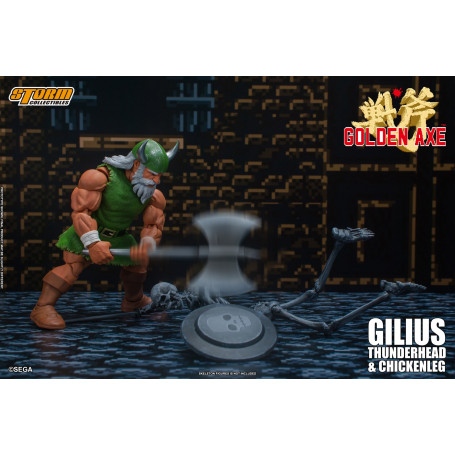 Storm Collectibles - Goldene Axt - Gilius Thunderhead & Chickenleg