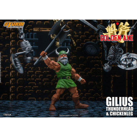 Storm Collectibles - Goldene Axt - Gilius Thunderhead & Chickenleg
