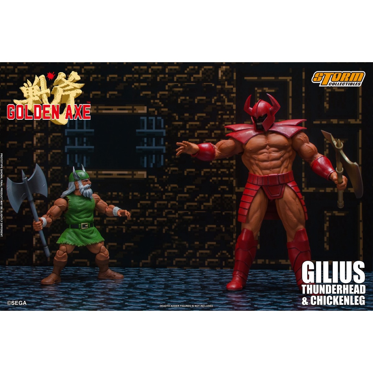 Storm Collectibles - Goldene Axt - Gilius Thunderhead & Chickenleg