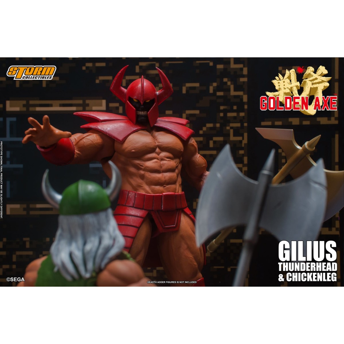 Storm Collectibles - Goldene Axt - Gilius Thunderhead & Chickenleg