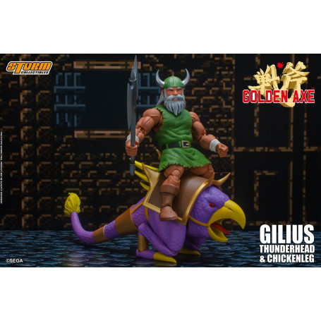 Storm Collectibles - Goldene Axt - Gilius Thunderhead & Chickenleg