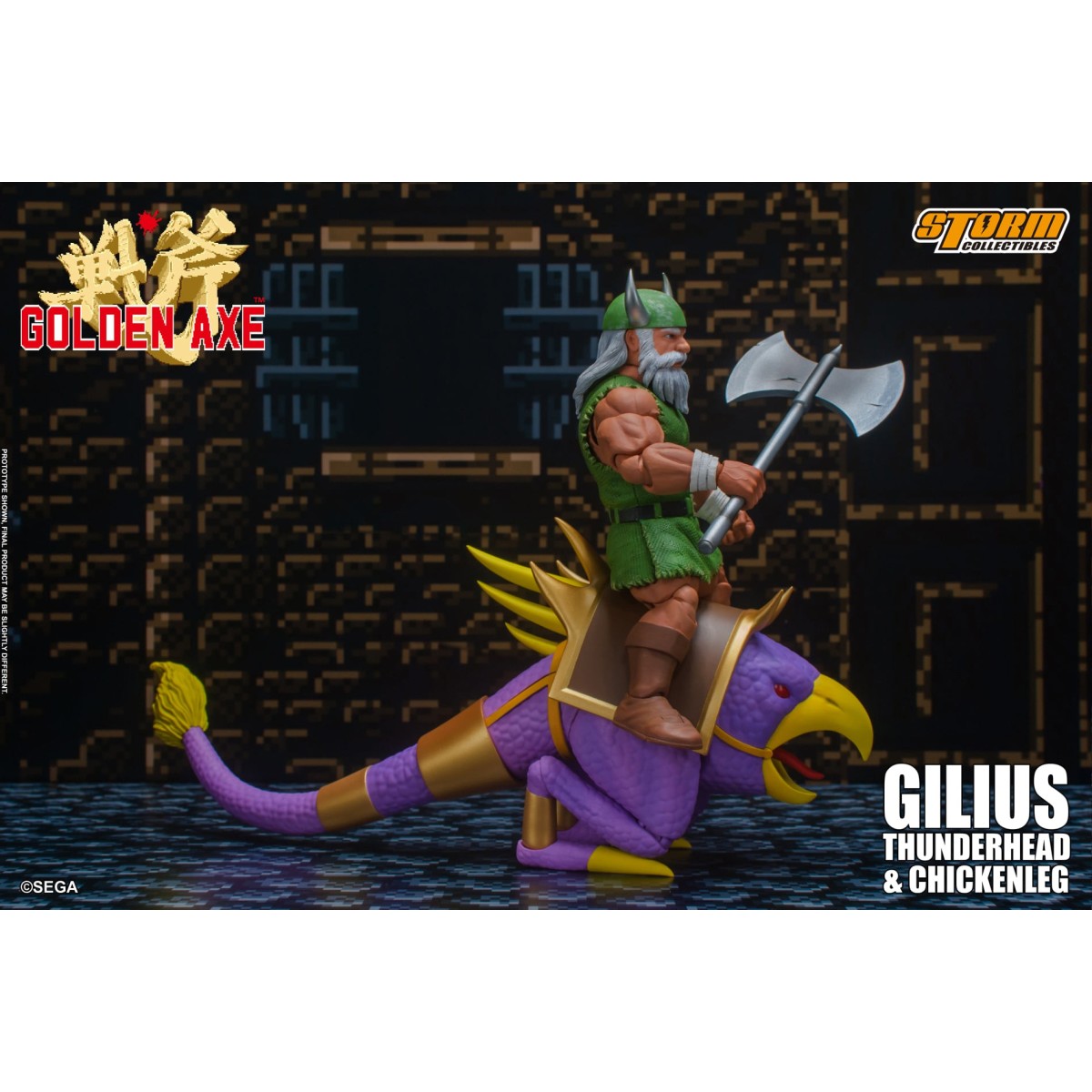 Storm Collectibles - Goldene Axt - Gilius Thunderhead & Chickenleg