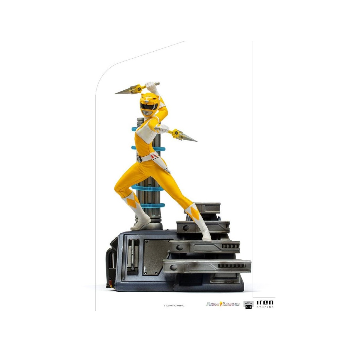 Iron Studios - Gelber Ranger - Power Rangers BDSArt Maßstab 1/10