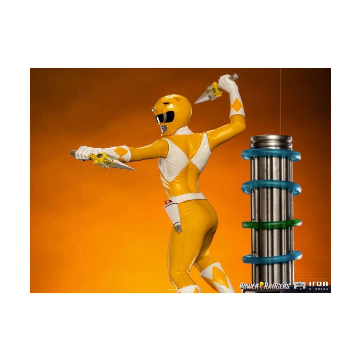 Iron Studios - Gelber Ranger - Power Rangers BDSArt Maßstab 1/10