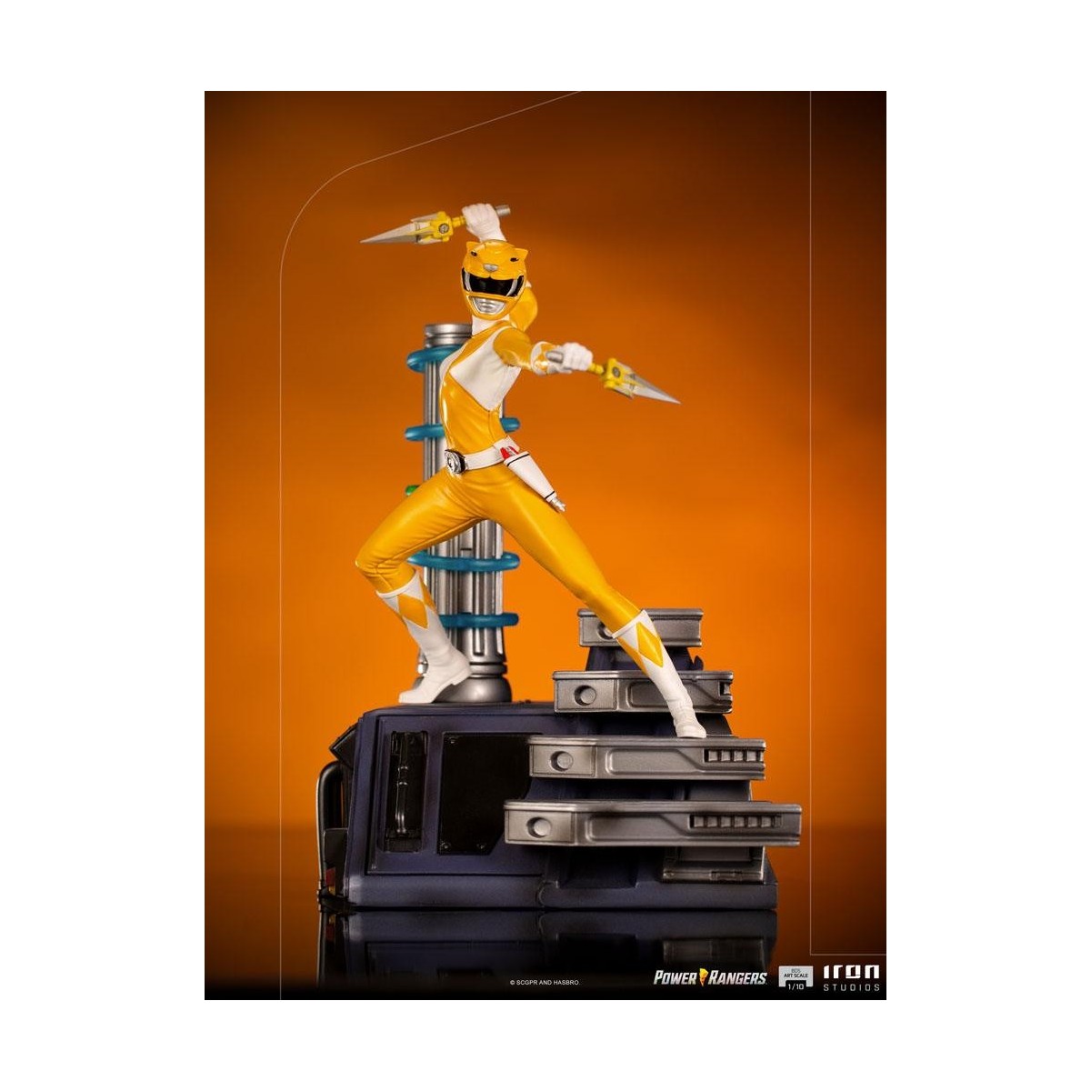 Iron Studios - Gelber Ranger - Power Rangers BDSArt Maßstab 1/10