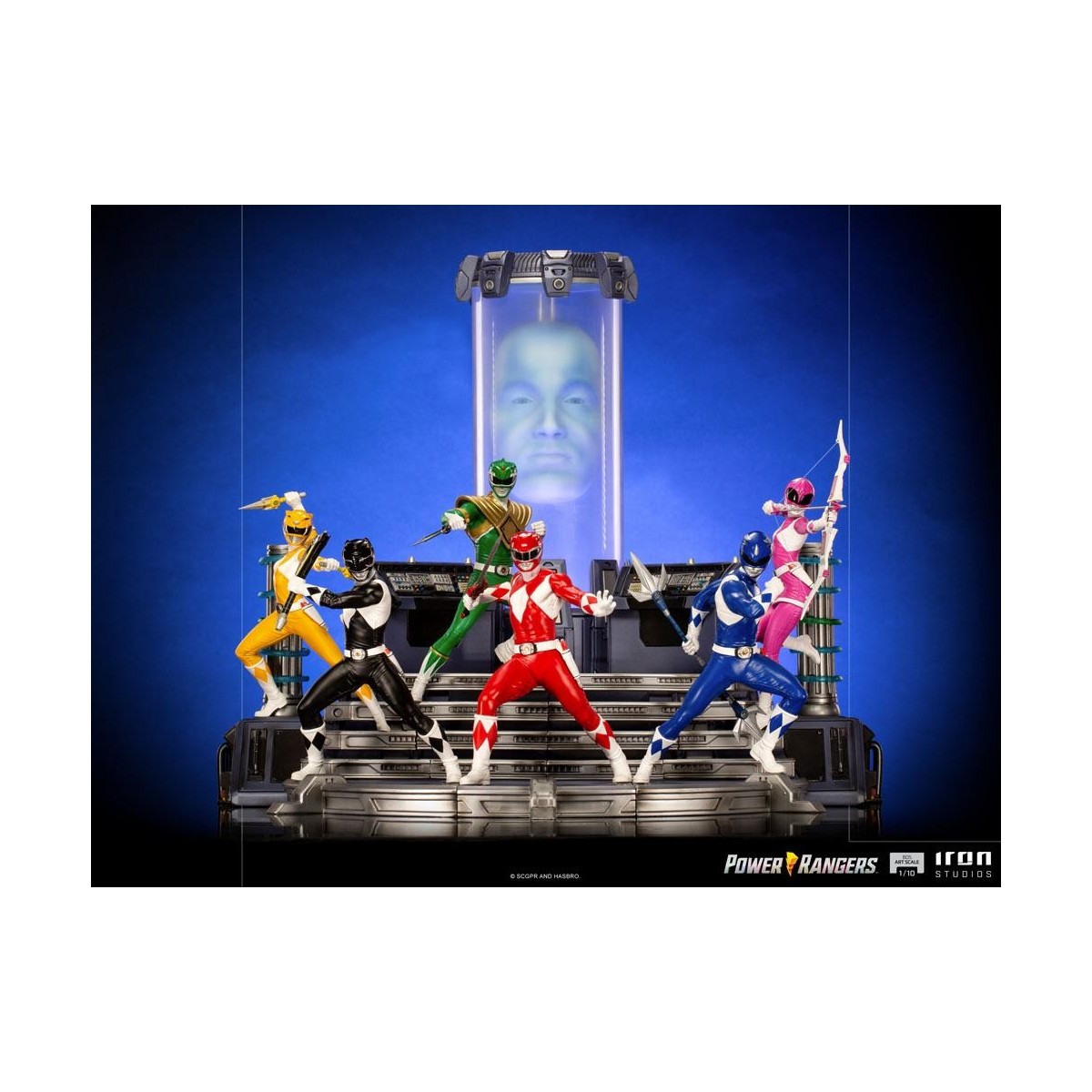 Iron Studios - Gelber Ranger - Power Rangers BDSArt Maßstab 1/10