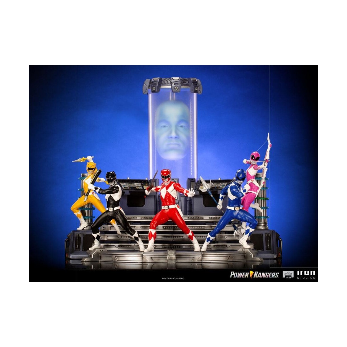 Iron Studios - Gelber Ranger - Power Rangers BDSArt Maßstab 1/10