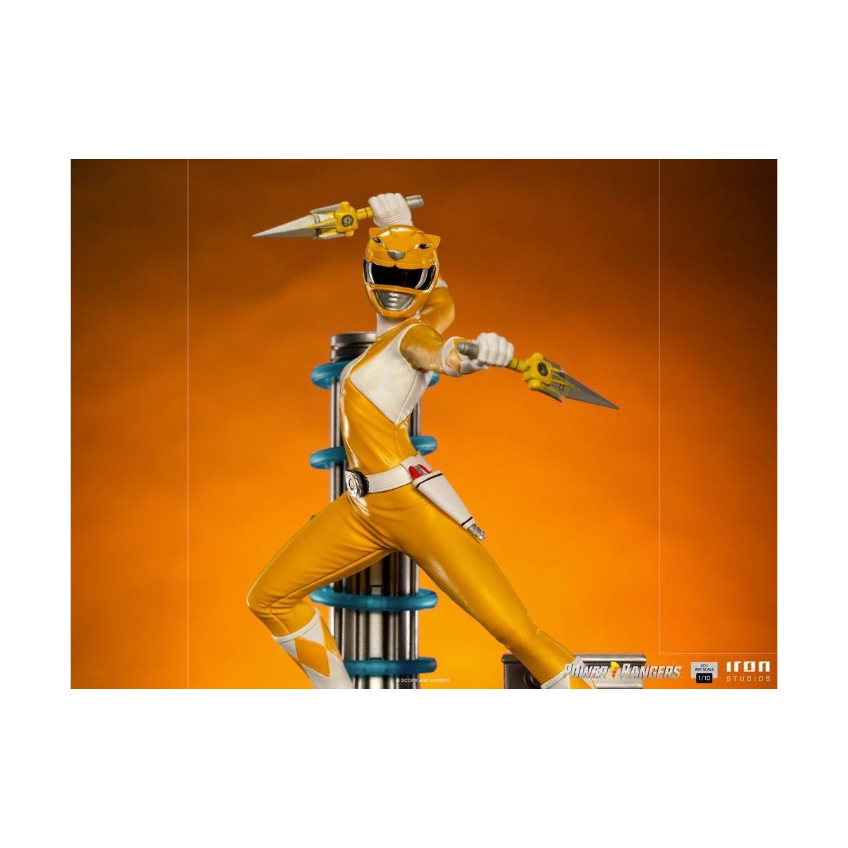 Iron Studios - Gelber Ranger - Power Rangers BDSArt Maßstab 1/10