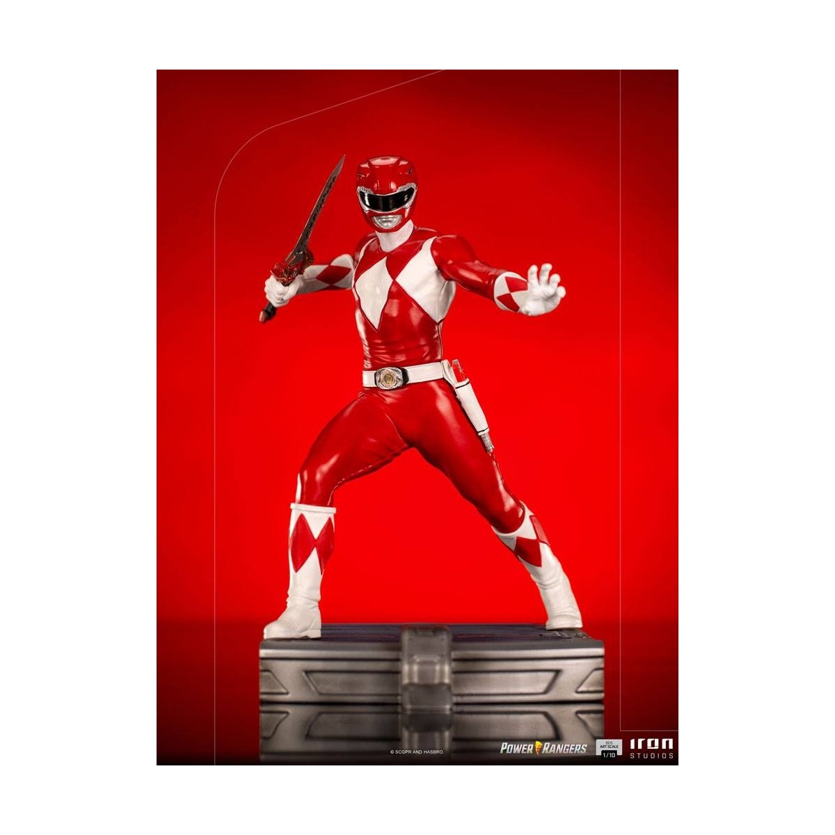 Iron Studios - Red Ranger - Power Rangers BDSArt Maßstab 1/10