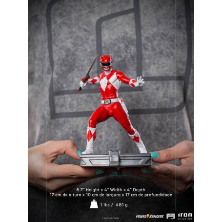 Iron Studios - Red Ranger - Power Rangers BDSArt Maßstab 1/10