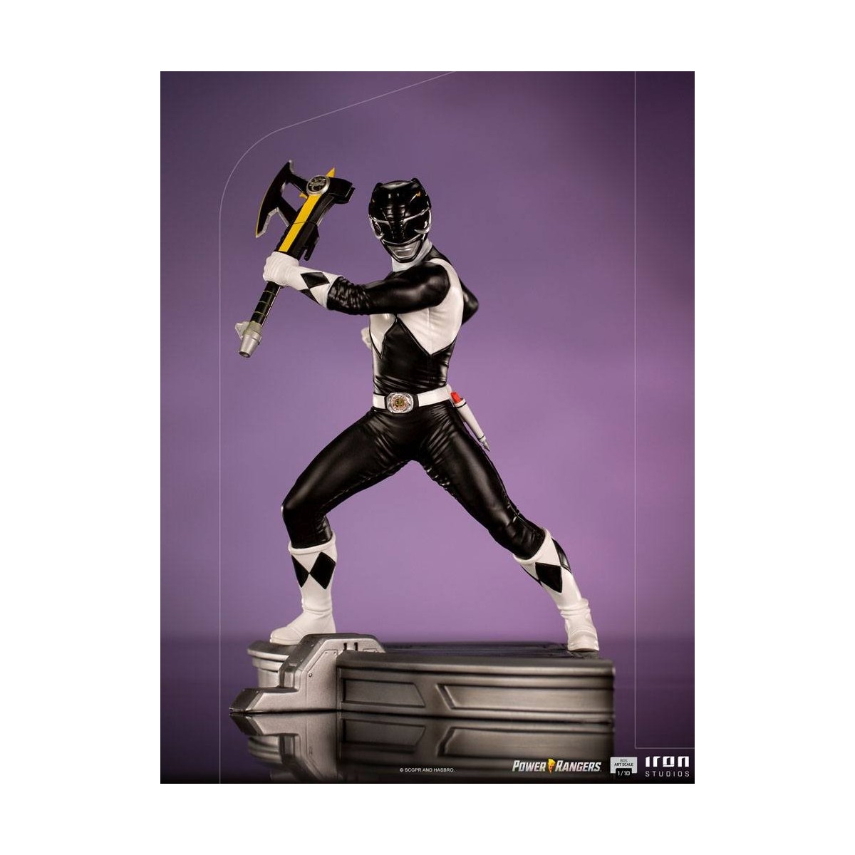 Iron Studios - Black Ranger - Power Rangers BDSArt Maßstab 1/10