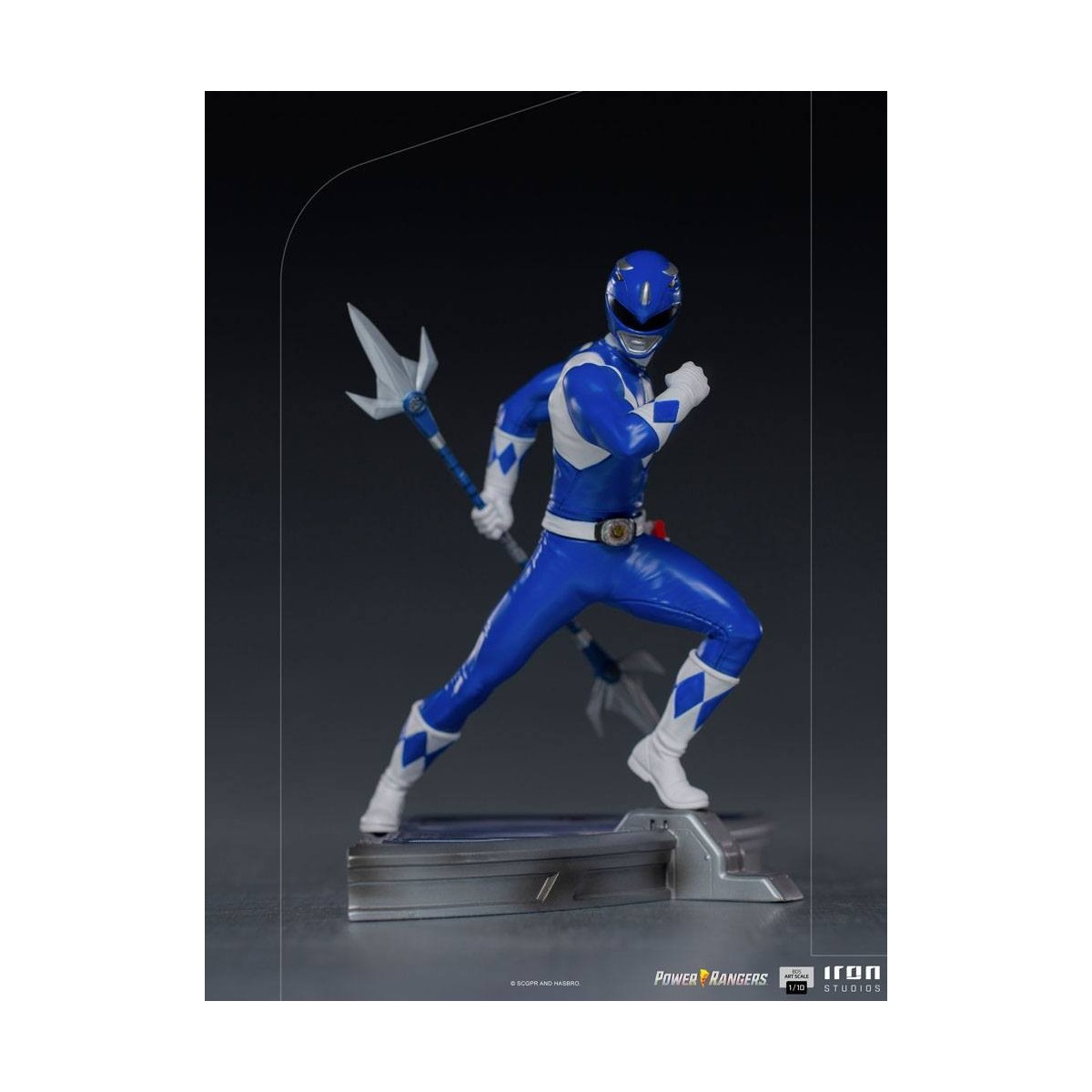 Iron Studios - Blauer Ranger - Power Rangers BDSArt Maßstab 1/10