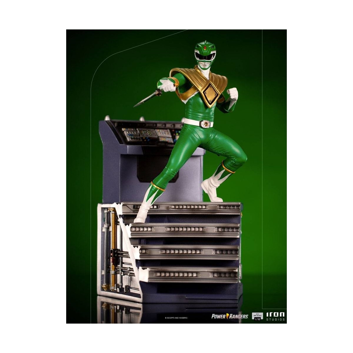 Iron Studios - Grüner Ranger - Power Rangers BDSArt Maßstab 1/10