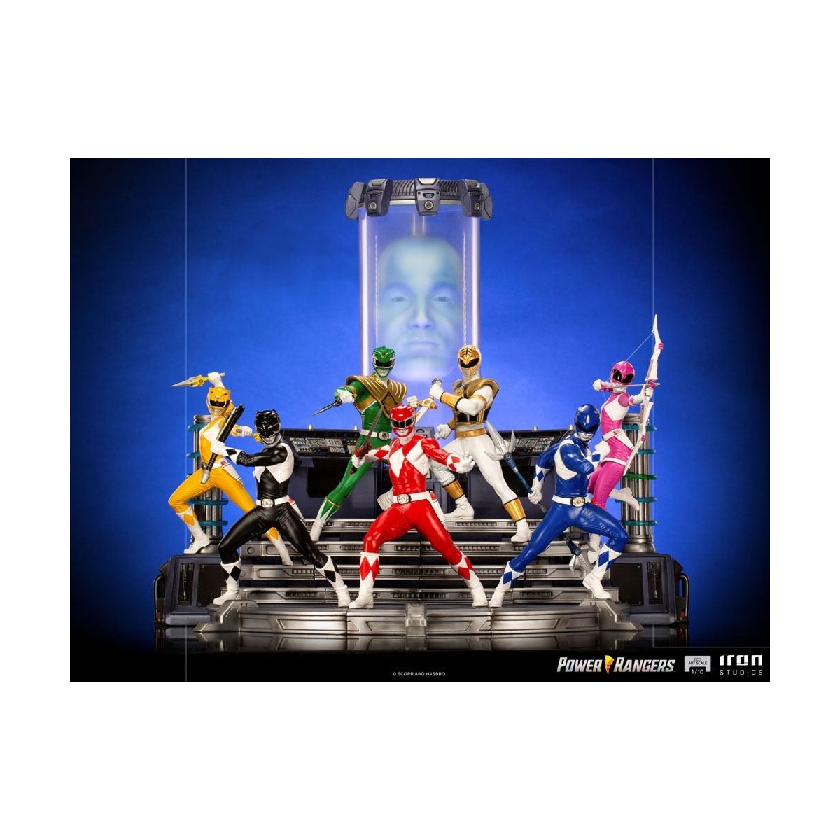 Iron Studios - Grüner Ranger - Power Rangers BDSArt Maßstab 1/10