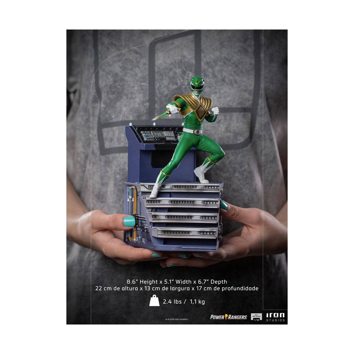 Iron Studios - Grüner Ranger - Power Rangers BDSArt Maßstab 1/10
