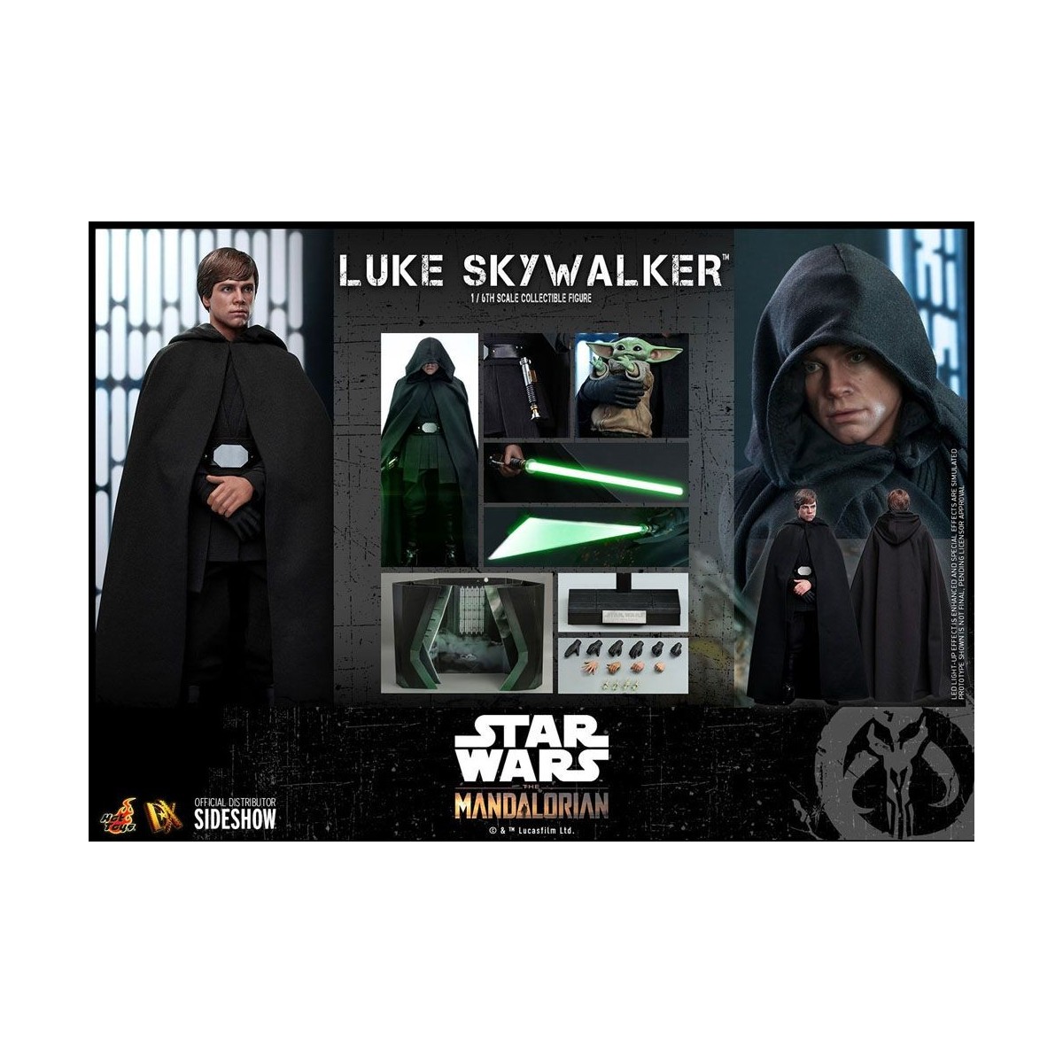 Hot Toys Star Wars Der Mandalorianer - Luke Skywalker 1/6 Film Meisterwerk