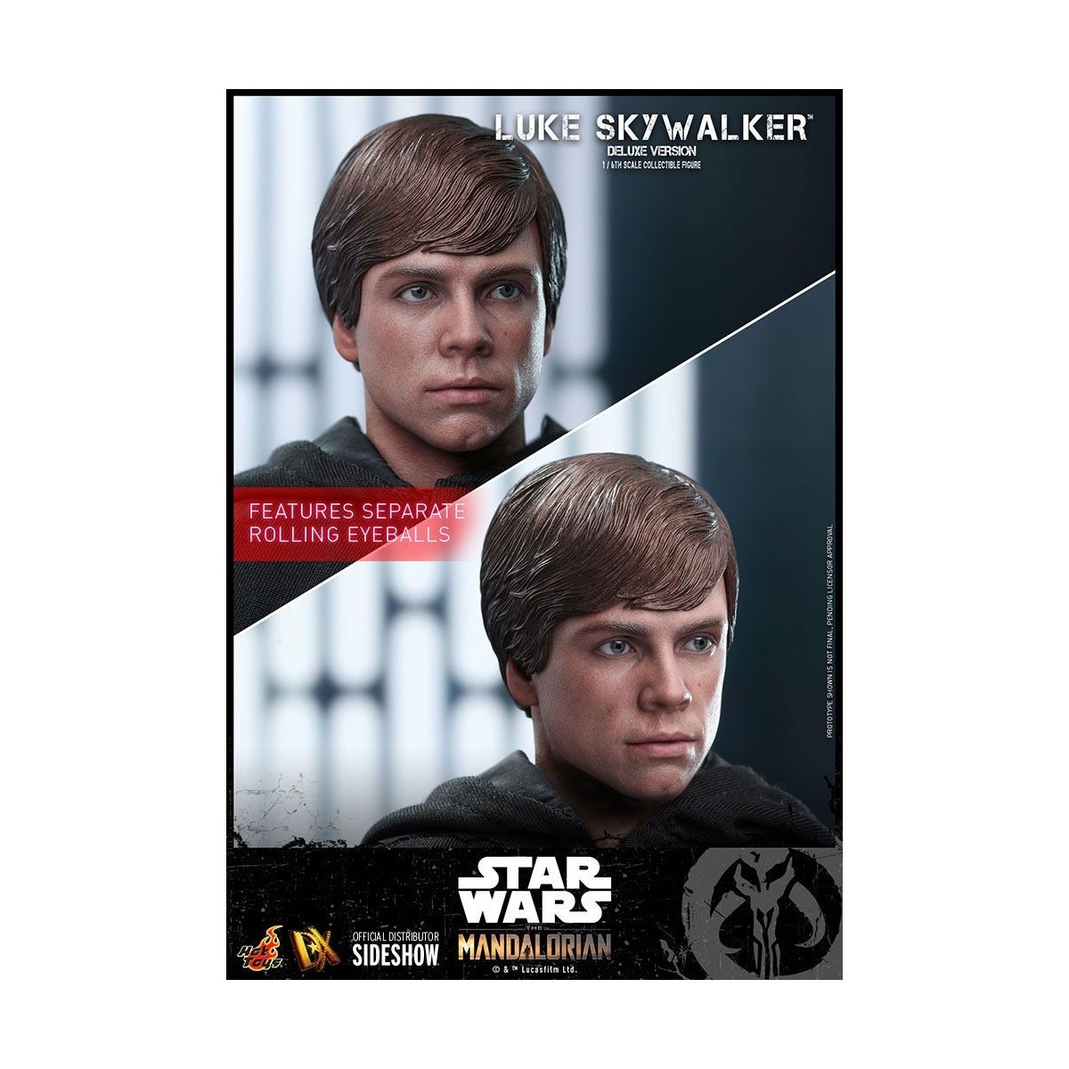 Hot Toys Star Wars Der Mandalorianer - Luke Skywalker Deluxe Version 1/6 Film Meisterwerk