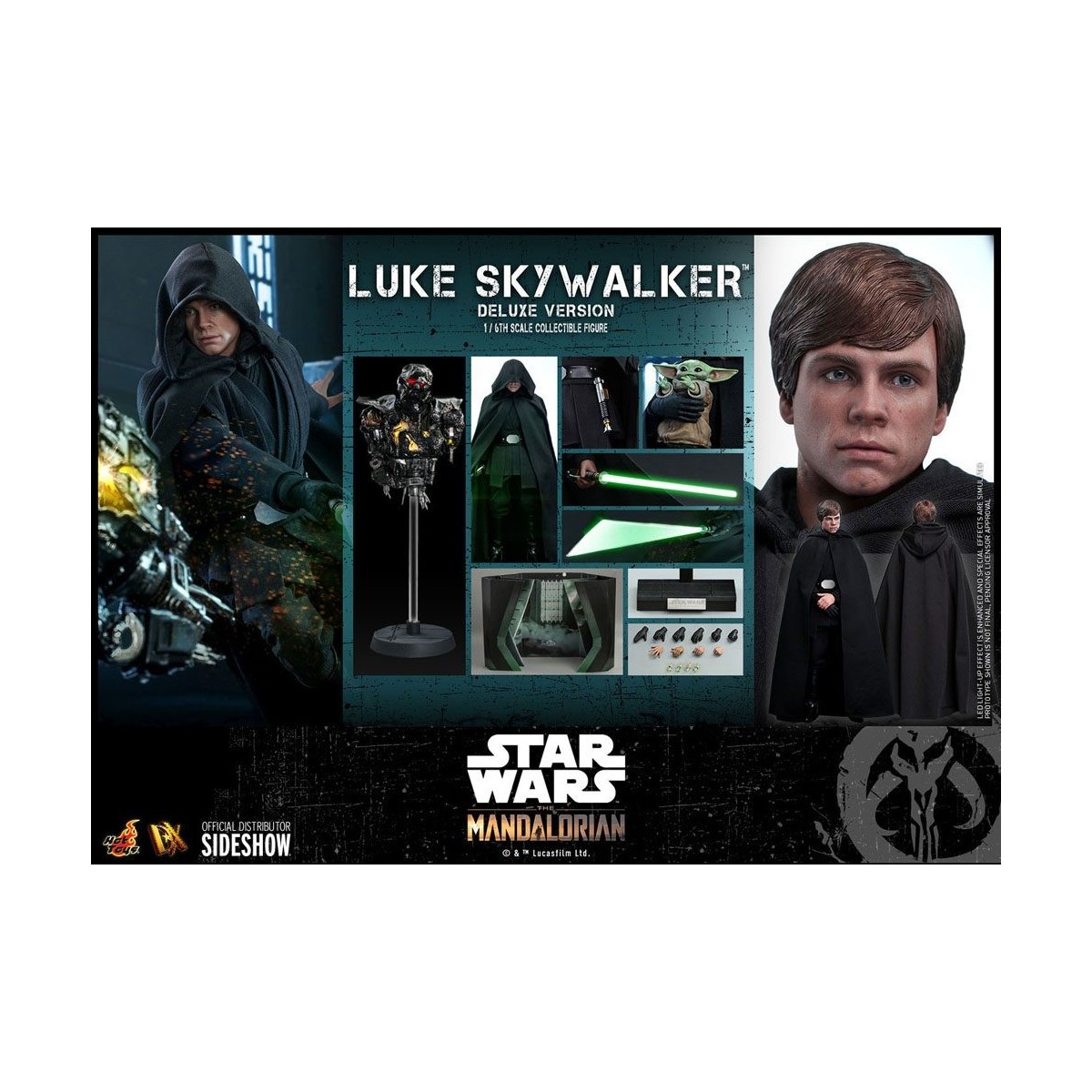 Hot Toys Star Wars Der Mandalorianer - Luke Skywalker Deluxe Version 1/6 Film Meisterwerk