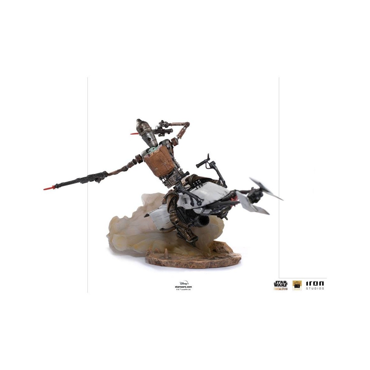 IRON STUDIOS - Der Mandalorianer - IG-11 und Grogu BDS Art Scale 1/10 - Star Wars