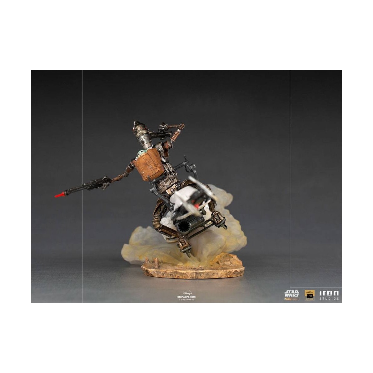 IRON STUDIOS - Der Mandalorianer - IG-11 und Grogu BDS Art Scale 1/10 - Star Wars