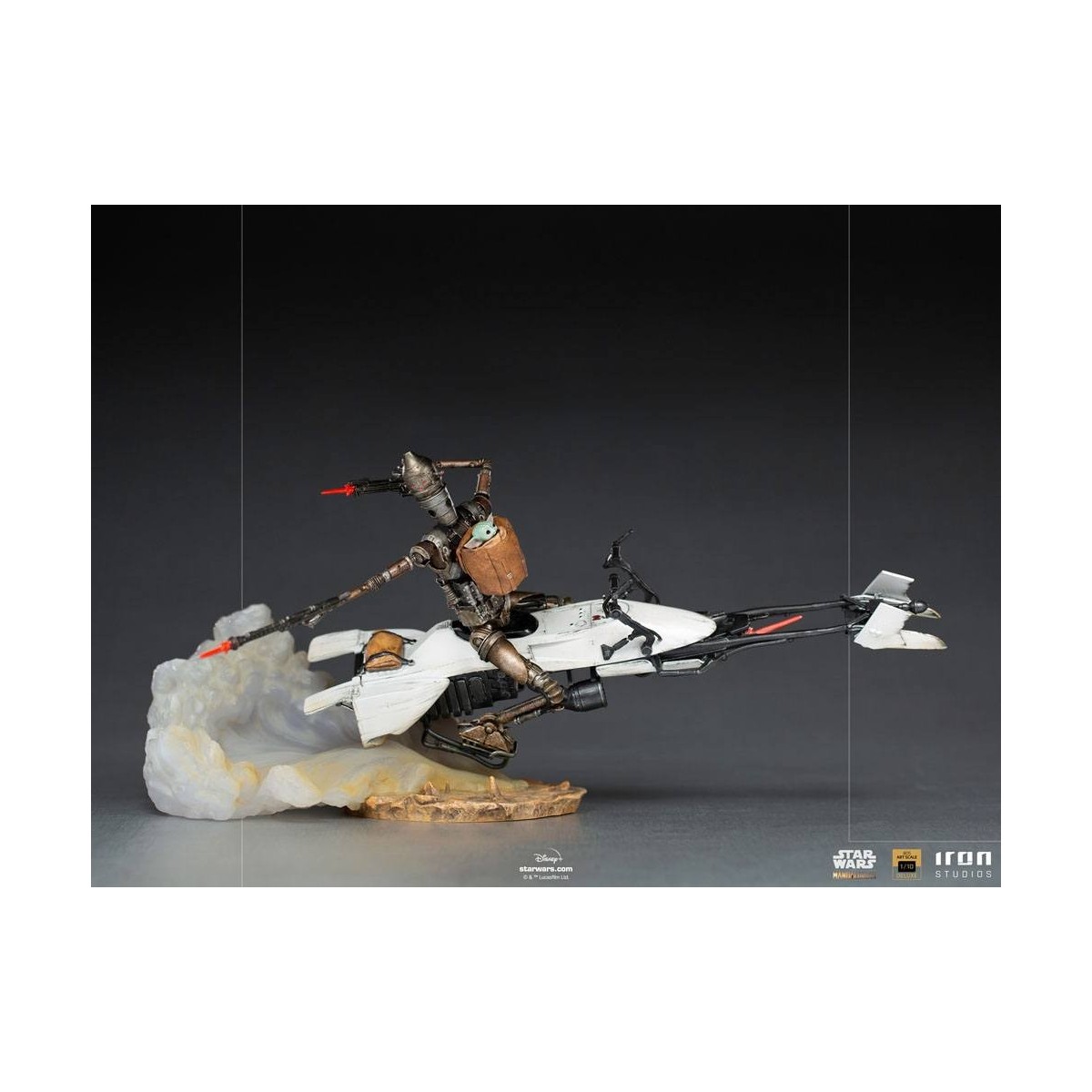 IRON STUDIOS - Der Mandalorianer - IG-11 und Grogu BDS Art Scale 1/10 - Star Wars
