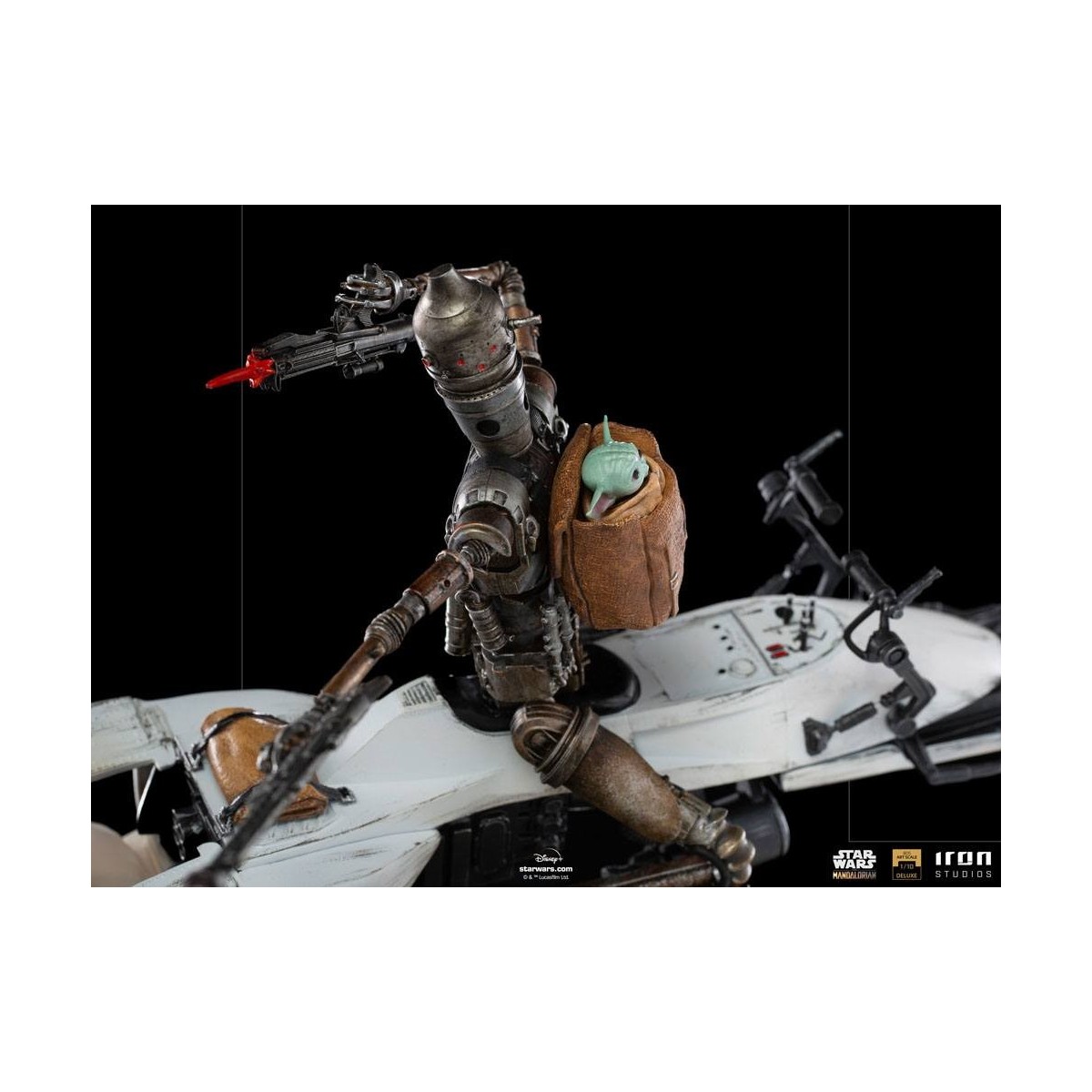 IRON STUDIOS - Der Mandalorianer - IG-11 und Grogu BDS Art Scale 1/10 - Star Wars