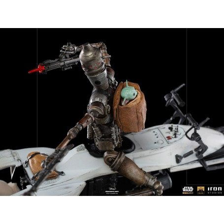 IRON STUDIOS - Der Mandalorianer - IG-11 und Grogu BDS Art Scale 1/10 - Star Wars