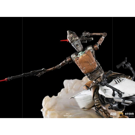 IRON STUDIOS - Der Mandalorianer - IG-11 und Grogu BDS Art Scale 1/10 - Star Wars