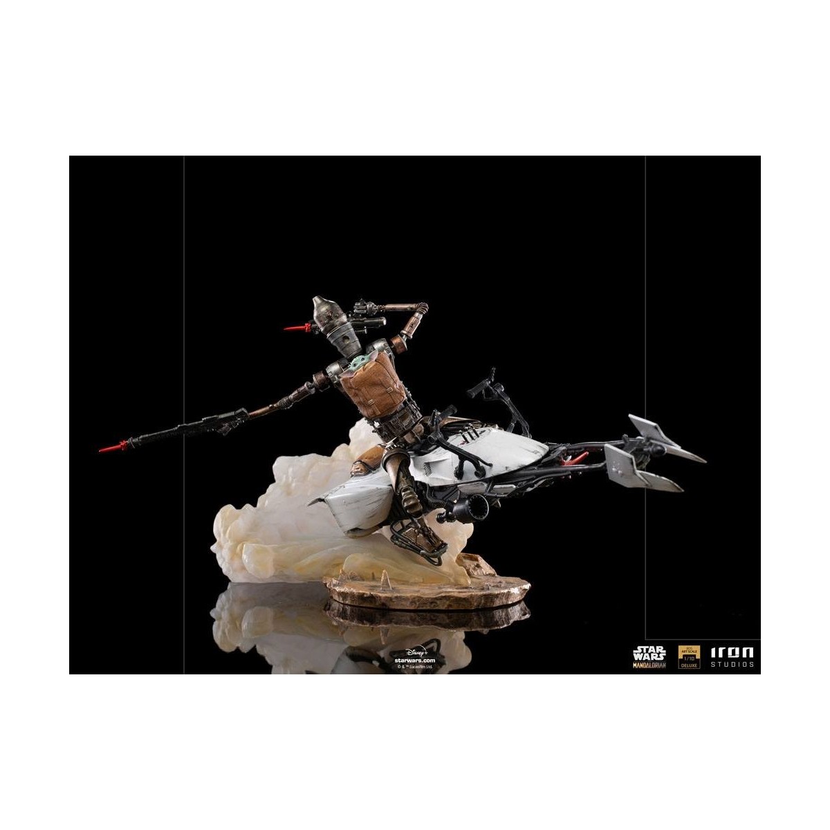 IRON STUDIOS - Der Mandalorianer - IG-11 und Grogu BDS Art Scale 1/10 - Star Wars