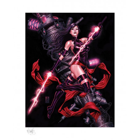 Marvel Grafik - Kunstdruck X-Men - Psylocke von Mark Brooks - 46 x 61 cm - ungerahmt