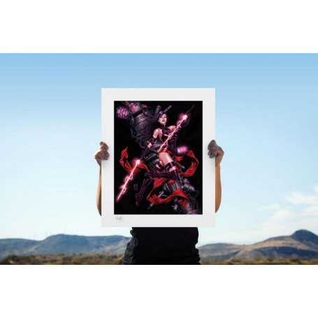 Marvel Grafik - Kunstdruck X-Men - Psylocke von Mark Brooks - 46 x 61 cm - ungerahmt