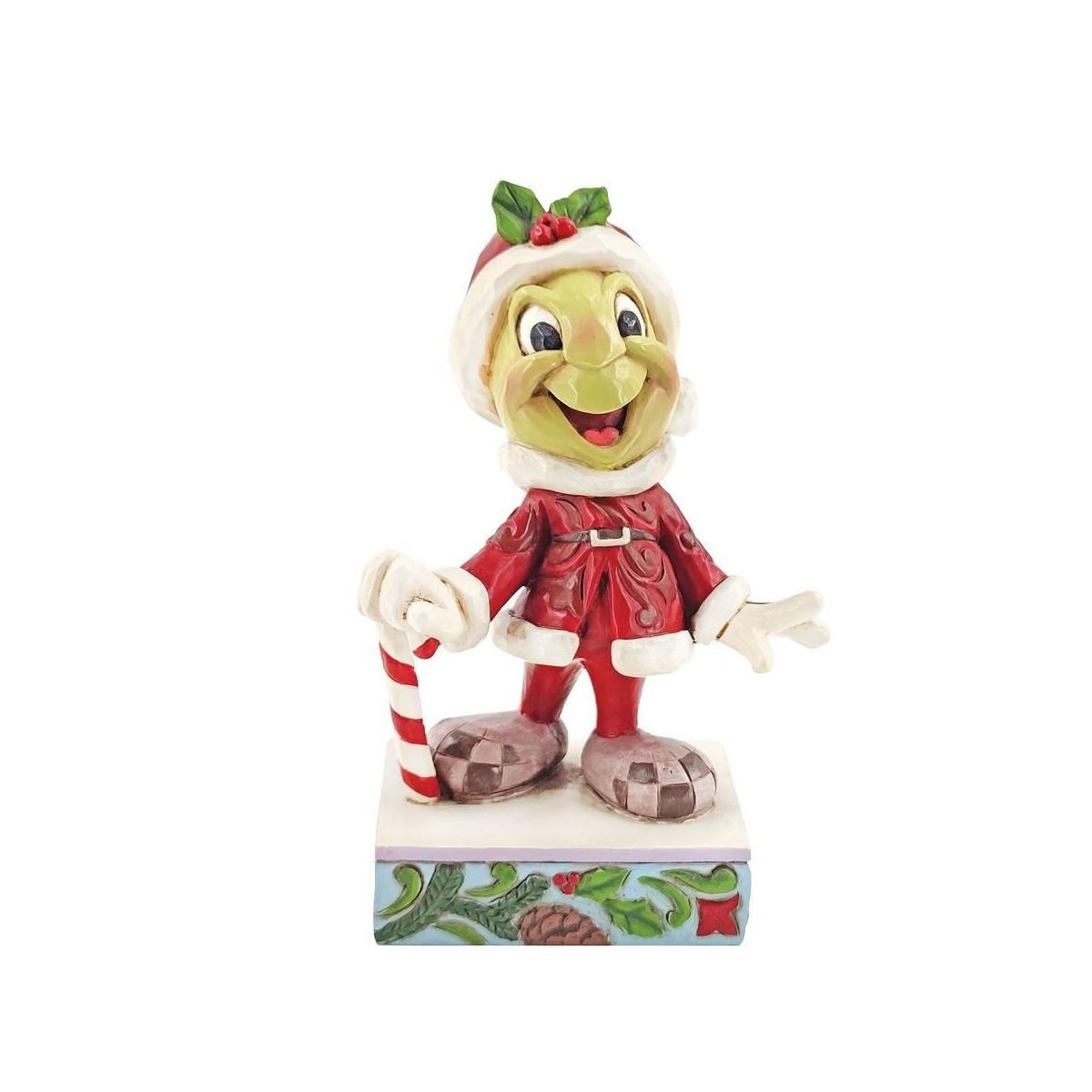 Enesco Disney Traditionen Jim Shore Santa Jiminy Cricket Figur 
