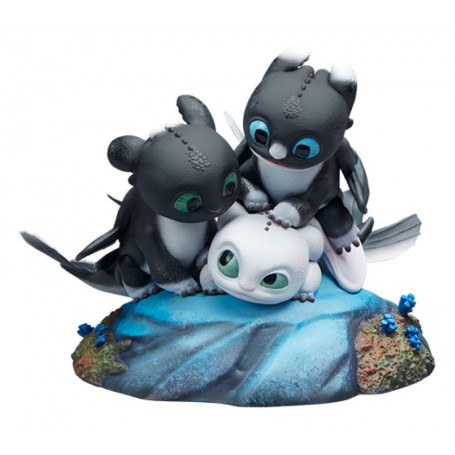 Sideshow Dragons 3 Pfeil, Pirouette und Vifagile Statuette - Die Verborgene Welt
