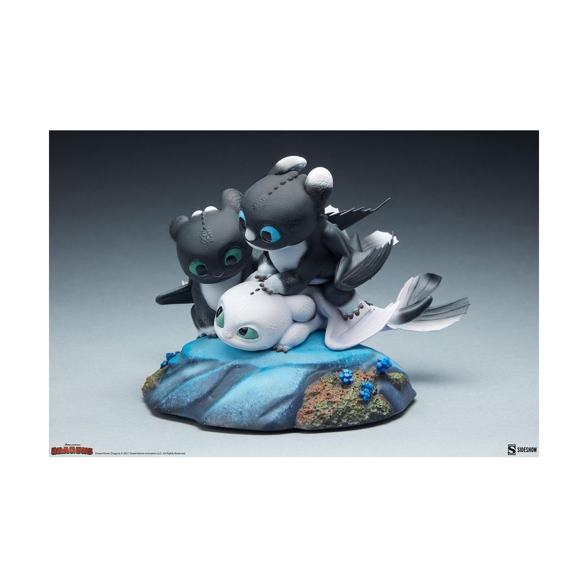 Sideshow Dragons 3 Pfeil, Pirouette und Vifagile Statuette - Die Verborgene Welt