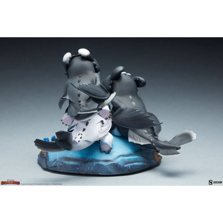 Sideshow Dragons 3 Pfeil, Pirouette und Vifagile Statuette - Die Verborgene Welt
